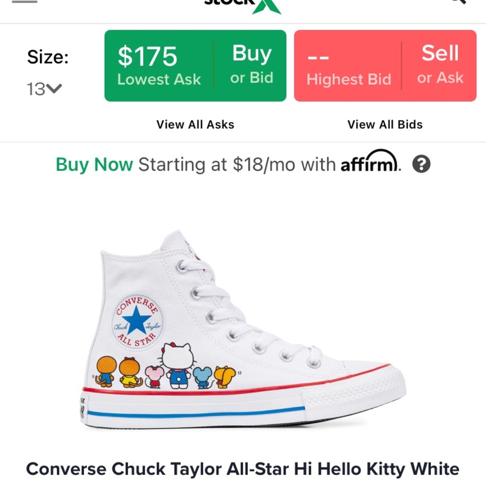 Converse x Hello Kitty